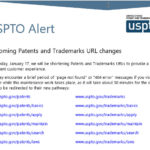 USPTO streamlines its URL’s this Sunday, January 17, 2021. By James Michael Faier, M.P.P., M.B.A., J.D. (USPTO Regn. No. 56731)